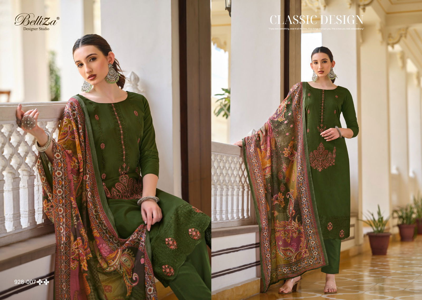 Jashn E Ishq Vol 9 By Belliza Embroidery Pure Jam Printed Dress Material Wholesale Shop In Surat